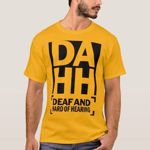 DAHH Big Block Yellow T_Shirt