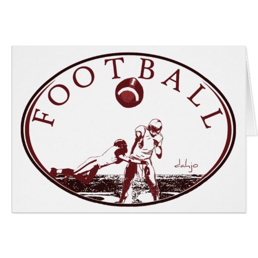 DAHJO Sports Series FOOTBALL (Front Horizontal)