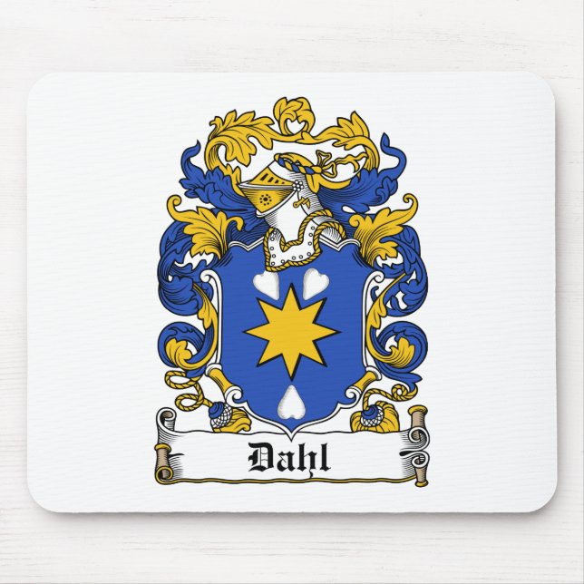 Dahl Family Crest Mouse Pad (Front)