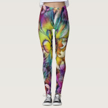 Dahlia Aquarelle Leggings