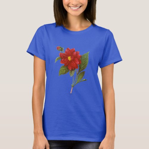 Dahlia Dahlia Pinnata T_Shirt