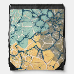 Dahlia Dance I Drawstring Bag