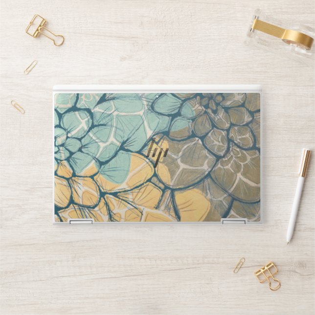 Dahlia Dance I HP Laptop Skin (Desk)
