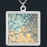Dahlia Dance I Silver Plated Necklace<br><div class="desc">Floral</div>