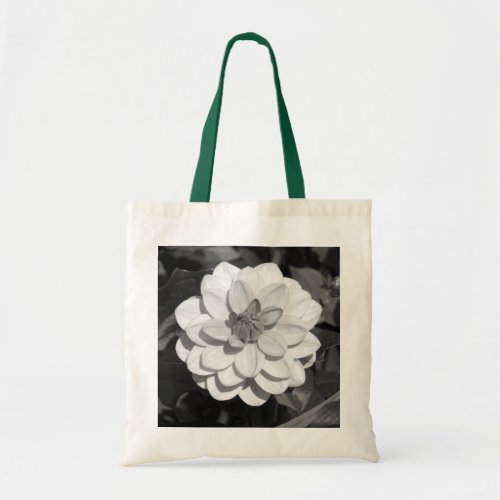 Dahlia David Howard BW Tote Bag