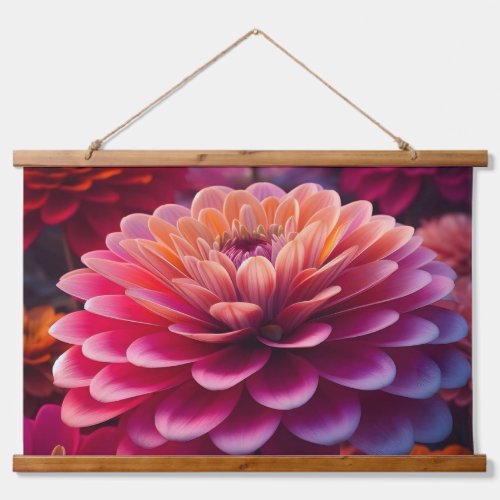 Dahlia Delight Hanging Tapestry