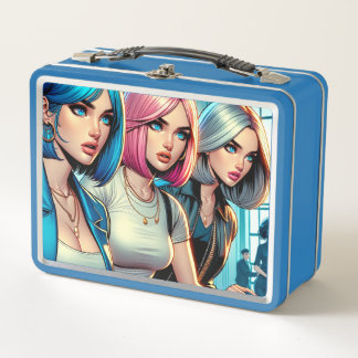 Dahlia, Demi and Dania Metal Lunch Box