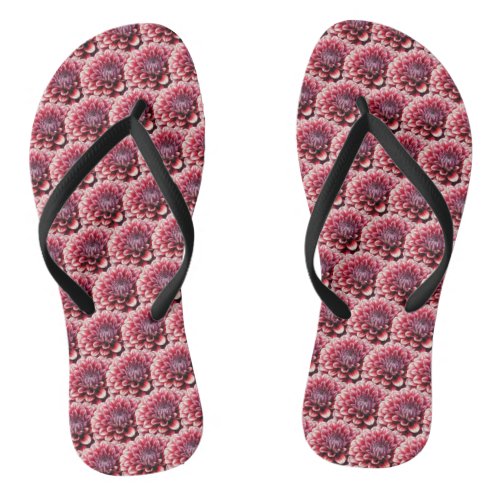 Dahlia Field  Flip Flops