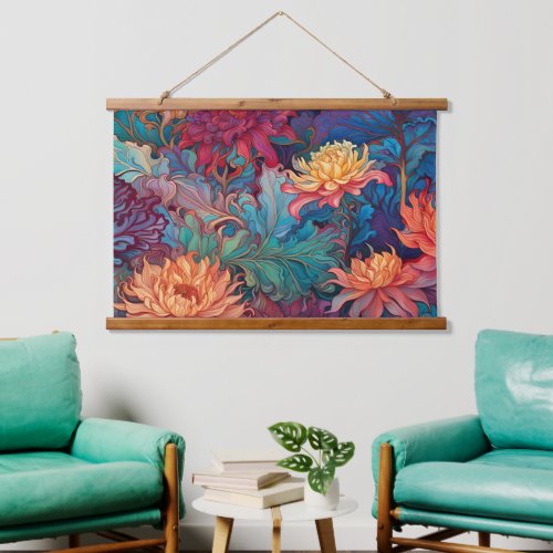 Dahlia Floral Tapestry
