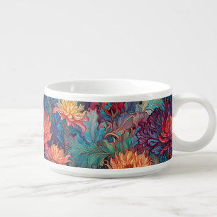 Dahlia Floral Tapestry Bowl