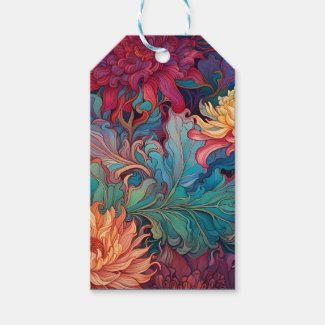 Dahlia Floral Tapestry