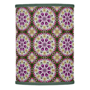 Dahlia Flower Abstract Pattern Lamp Shade