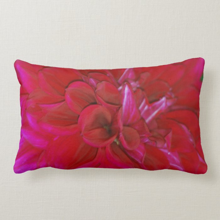 Dahlia flower and meaning throw pillows