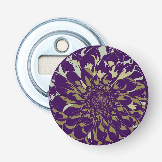 Dahlia flower bottle opener (Front)