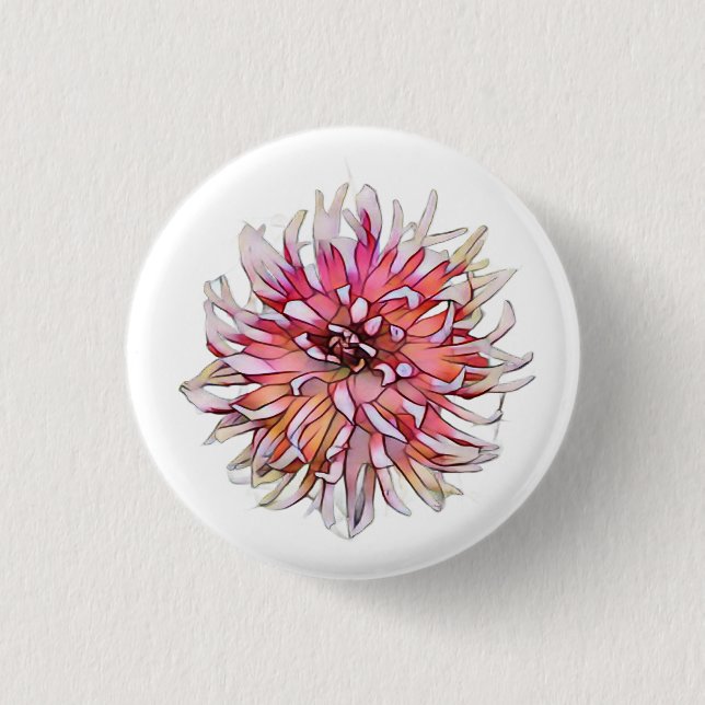 DAHLIA FLOWER BUTTON (Front)