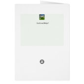 Dahlia Flower Garden Card (Back)