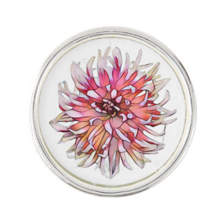 DAHLIA FLOWER LAPEL PIN