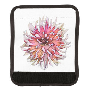 DAHLIA FLOWER LUGGAGE HANDLE WRAP