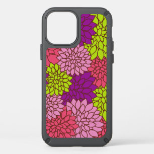 Dahlia Flowers, Colorful Flowers, Floral Pattern Speck iPhone 12 Case