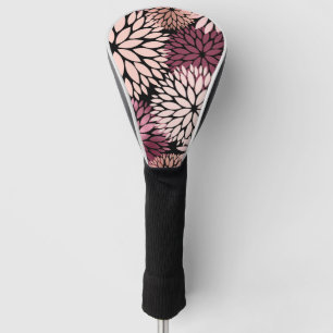 Dahlia Flowers Floral Gardening Romantic Garden Golf Head Cover