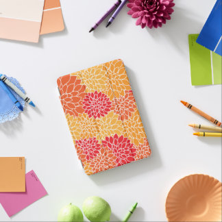 Dahlia Flowers, Pattern Of Flowers, Orange Dahlia iPad Mini Cover