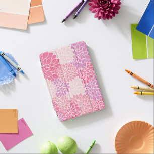 Dahlia Flowers, Pattern Of Flowers, Pink Dahlia iPad Mini Cover