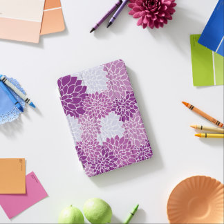 Dahlia Flowers, Pattern Of Flowers, Purple Dahlia iPad Mini Cover