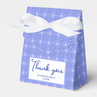 Dahlia Flowers Personalized Party Favor Box