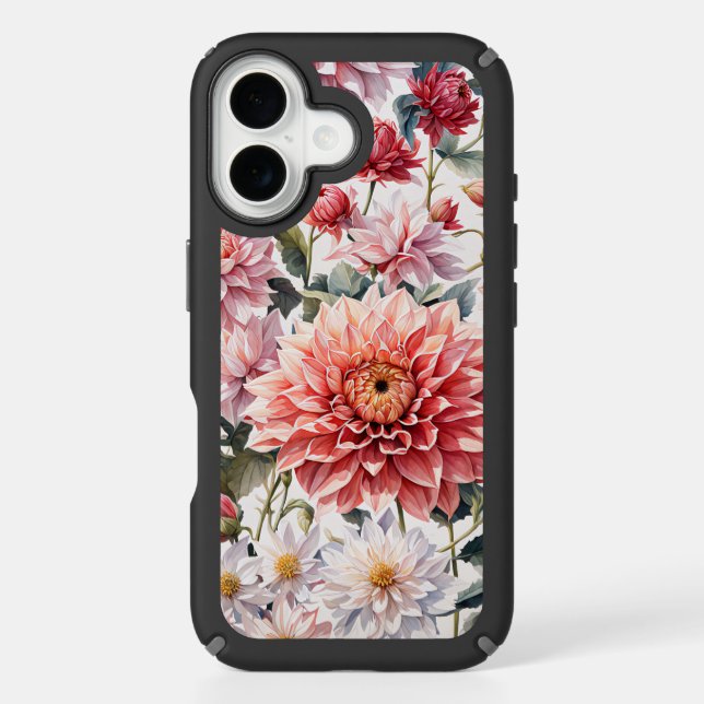 Dahlia Folower Speck iPhone Case (Front)