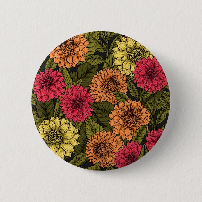 Dahlia garden button (Front)