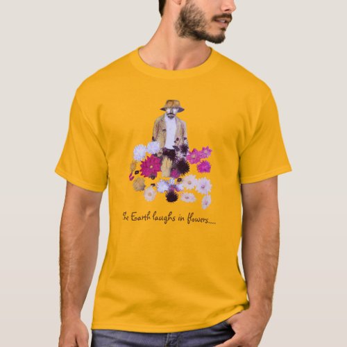 Dahlia Gardener Floral T_Shirt