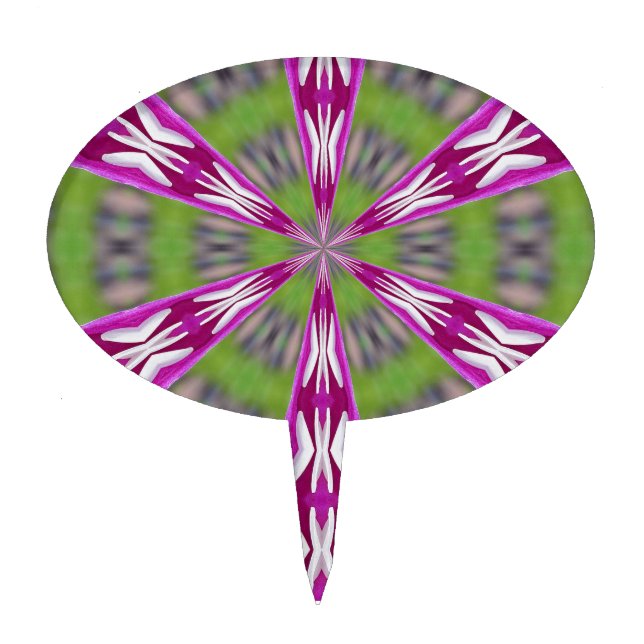 Dahlia Kaliediscope Cake Topper (Front)