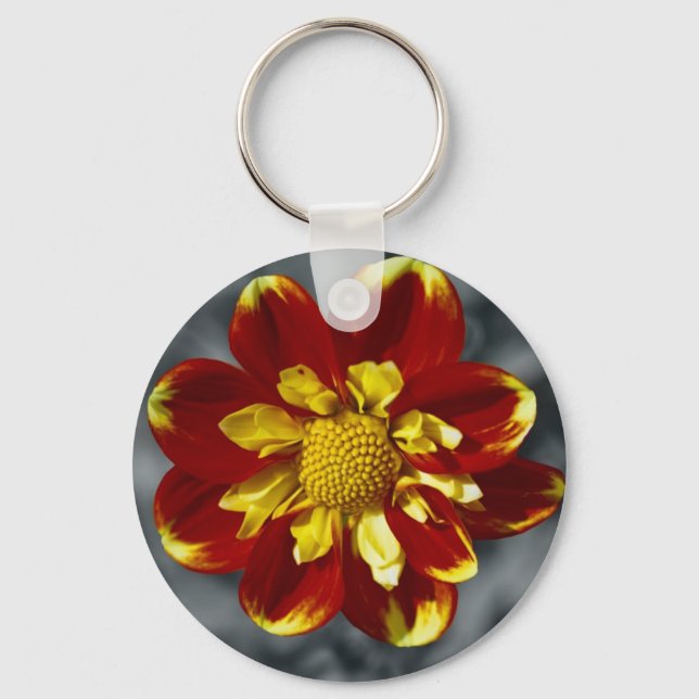 Dahlia Keychain (Front)