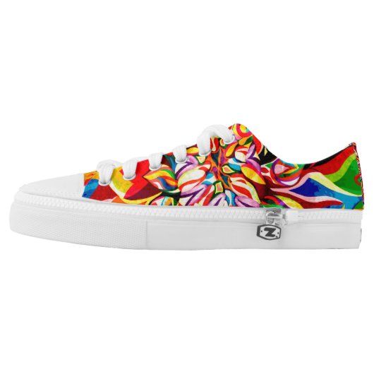 Dahlia lady's Low-Top sneakers (Left Shoe Outside)