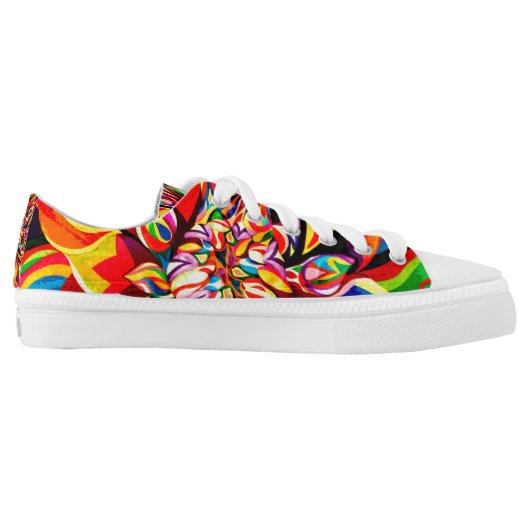 Dahlia lady's Low-Top sneakers (Left Shoe Inside)