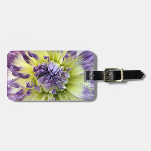 Dahlia Luggage Tag (Front Horizontal)