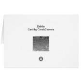 Dahlia Note Card (Back Horizontal)