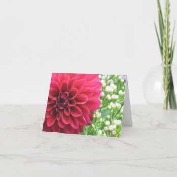 Dahlia Note Cards by lifethroughalens at Zazzle