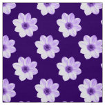 Dahlia Pattern - Purple Fabric