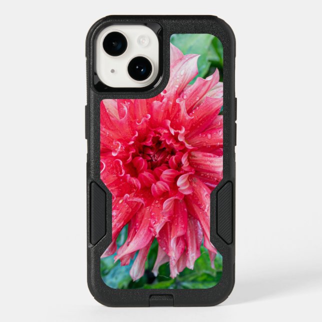 Dahlia Pink Canadian Flower Photography Otterbox iPhone Case (Back)