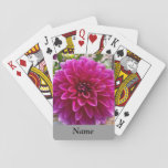 Dahlia Playing Cards at Zazzle