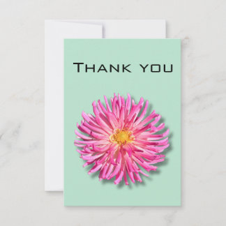 Dahlia Thank You card
