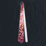 Dahlia Tie<br><div class="desc">A tie based on a close-up of beutiful Dahlias in bloom..</div>