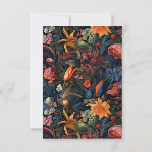 Dahlia Variety Funeral Thank You Sympathy   Note Card
