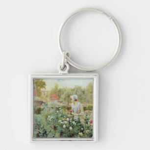 Dahlias, 1896 keychain