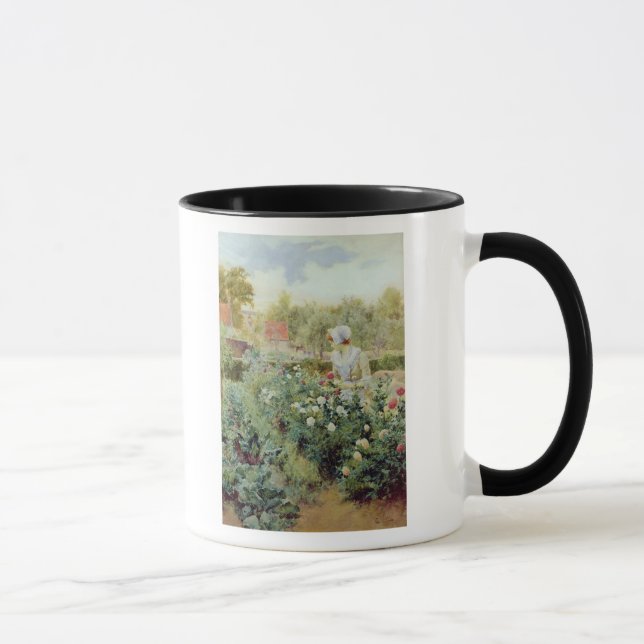 Dahlias, 1896 mug (Right)