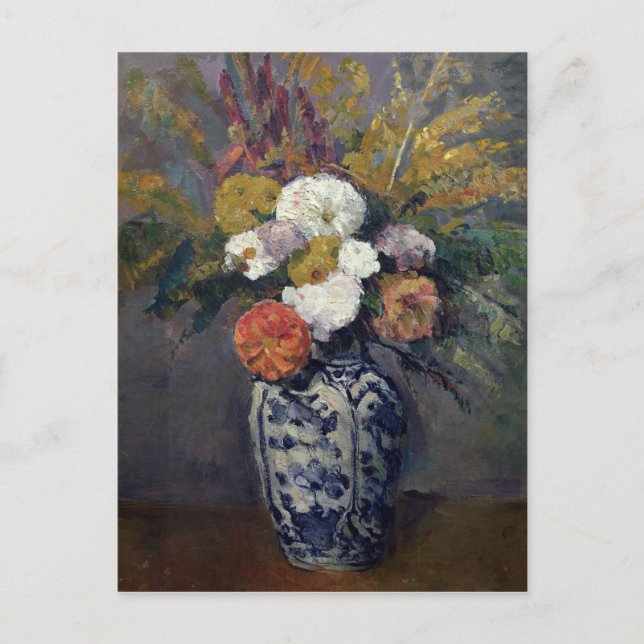 Dahlias, c.1873 postcard (Front)