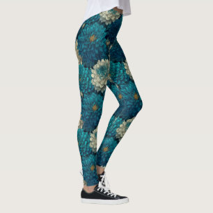 Dahlias Flower Gym  Dahlias Aesthetic Women Gifts Leggings