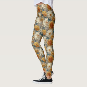 Dahlias Flower Maternity Dahlias Fantasy Women's Leggings