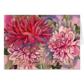 dahlias flowers (Front Horizontal)
